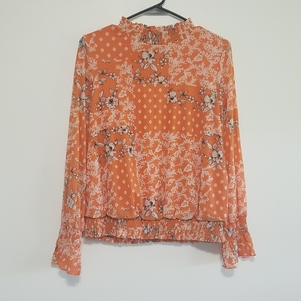 LUNA orange blouse​​​​​​